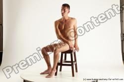 Sitting reference poses of Blake